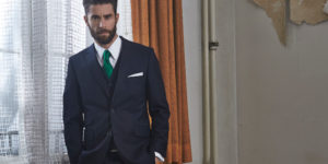 Rennschmied und Wagner Anzug Sylvester Dunkelblau Superfine Merino Wool England